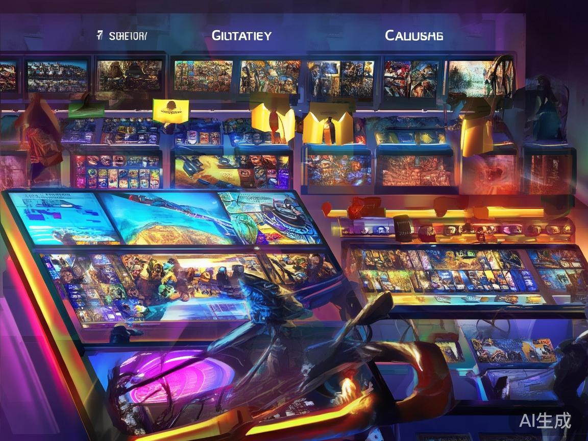 中部区域则是游戏入口区，通过分类标签对不同类型的游